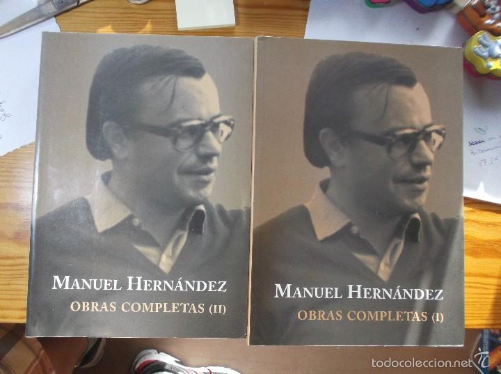 Libros de segunda mano: MANUEL HERNANDEZ - OBRAS COMPLETAS - 2 TOMOS - 2002. - Foto 1