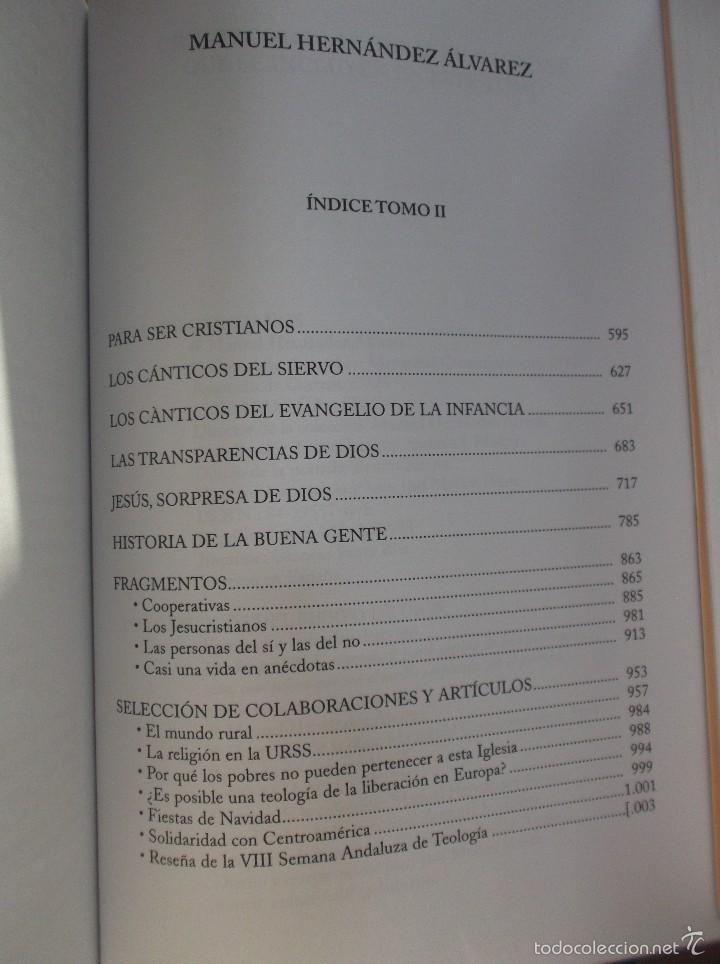 Libros de segunda mano: MANUEL HERNANDEZ - OBRAS COMPLETAS - 2 TOMOS - 2002. - Foto 3