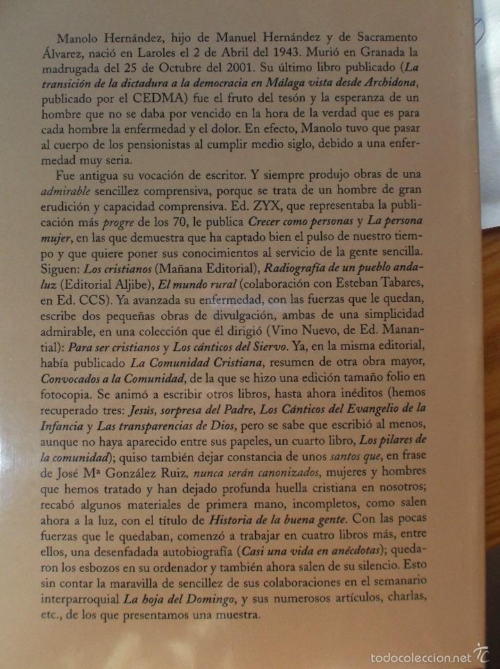 Libros de segunda mano: MANUEL HERNANDEZ - OBRAS COMPLETAS - 2 TOMOS - 2002. - Foto 7