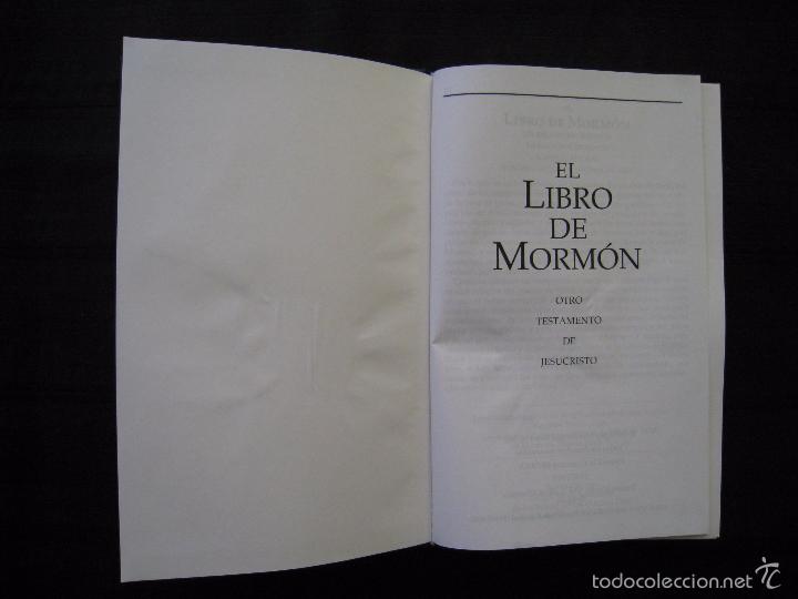 Libros de segunda mano: EL LIBRO DE MORMON - OTRO TESTAMENTO DE JESUCRISTO. - Foto 4