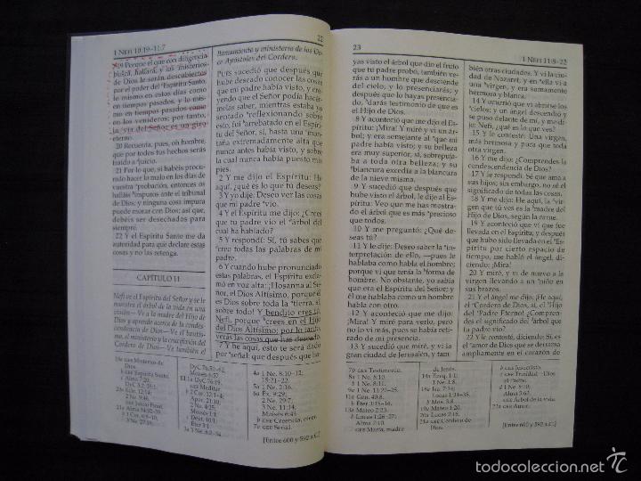 Libros de segunda mano: EL LIBRO DE MORMON - OTRO TESTAMENTO DE JESUCRISTO. - Foto 6