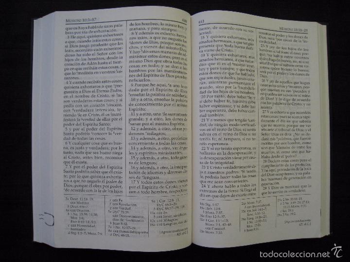 Libros de segunda mano: EL LIBRO DE MORMON - OTRO TESTAMENTO DE JESUCRISTO. - Foto 7