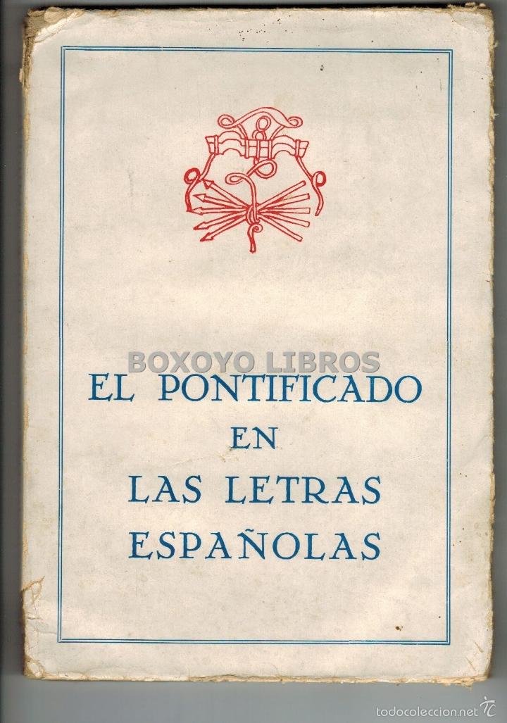 Livres d'occasion: El pontificado en la letras espa&ntilde;olas