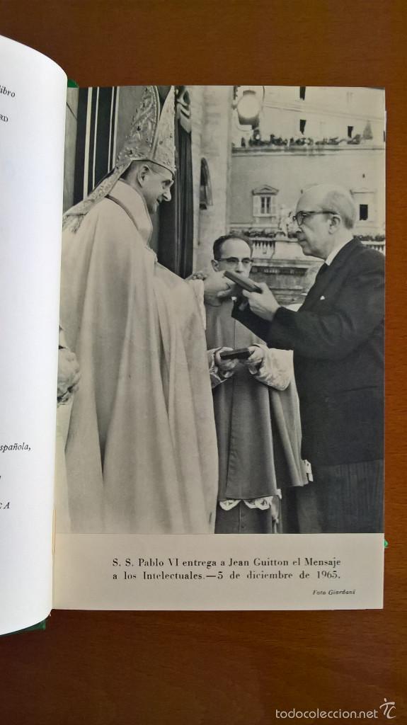 Libros de segunda mano: DI&Aacute;LOGOS CON PABLO VI, JEAN GUITTON - Foto 2