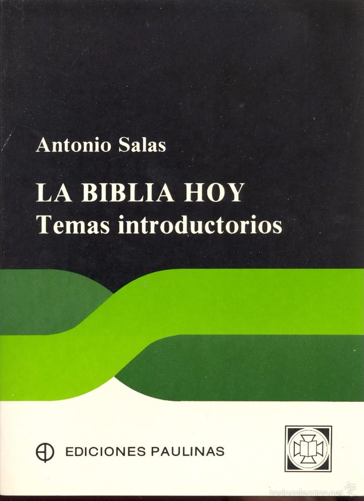 Libri di seconda mano: LA BIBLIA HOY - ANTONIO SALAS