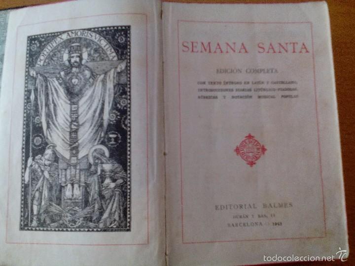 Libros de segunda mano: Semana santa editorial balmes - Foto 2