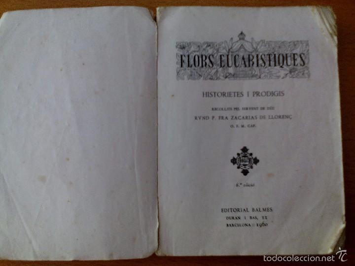 Libros de segunda mano: Flors eucaristiques - Foto 2