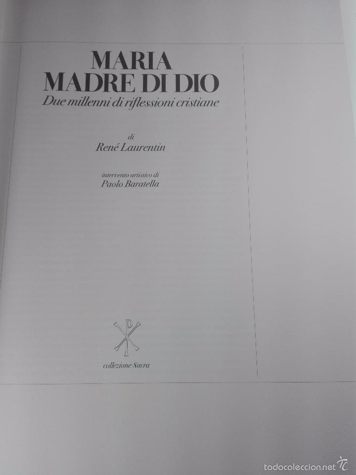 Libros de segunda mano: IMPORTANTE OBRA MARÍA MADRE DI DIO - EN ITALIANO - GRAN FORMATO - CUBIERTA DE PLATA GRABADA -46X35 - Foto 13 - 58652264