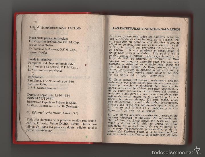 Libros de segunda mano: LOS SANTOS EVANGELIOS. - Foto 3