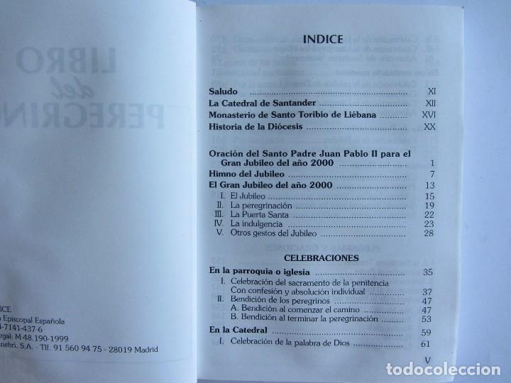 Libros de segunda mano: LIBRO DEL PEREGRINO Santander. JUBILEO DEL A&Ntilde;O 2000 - Foto 2