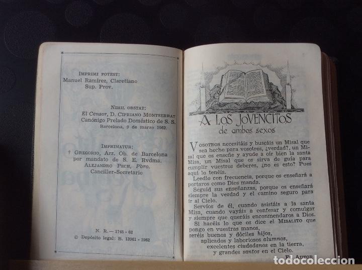 Libros de segunda mano: MISALITO REGINA-9 EDICION 1962 - Foto 4