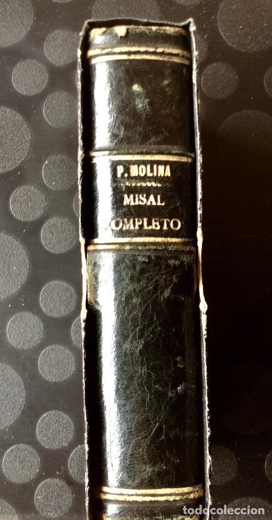 Libros de segunda mano: MISAL COMPLETO .- P.MOLINA BOCAIRENTE - Foto 1