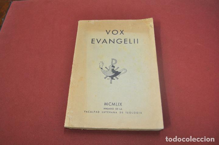 Livros em segunda m&atilde;o: Vox evangelII , anuario de la facultad luterana de teologia - 1959- - RE6