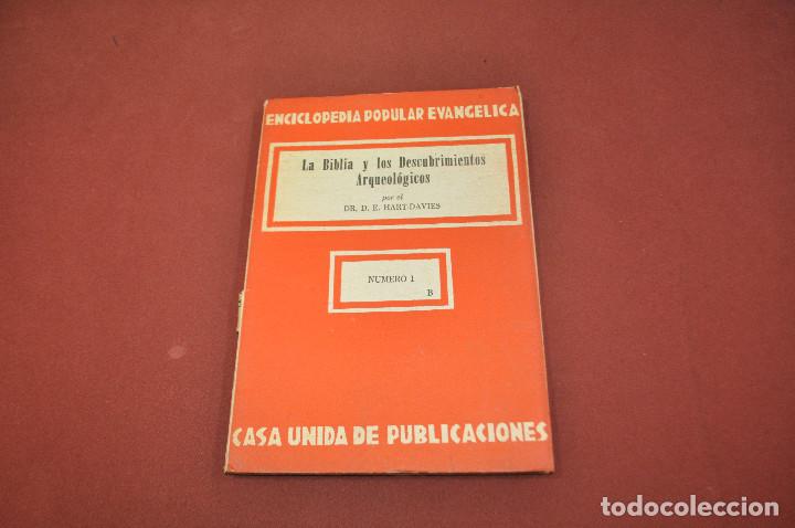 Libros de segunda mano: la biblia y los descubrimientos arqueol&oacute;gicos,n.1 - dr.hart davies - casa unida de publicaciones re4