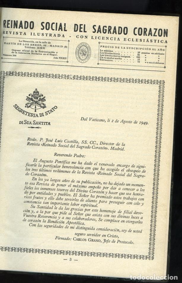 Libros de segunda mano: Reinado Social del Sagrado Coraz&oacute;n. 11 nums del a&ntilde;o 151 y 2 n&uacute;ms del a&ntilde;o 1952