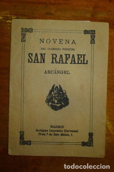 Libri di seconda mano: NOVENA del Glorioso Pr&iacute;ncipe San Rafael Arc&aacute;ngel