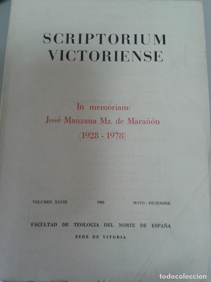 Libros de segunda mano: SCRIPTORIUM VICTORIENSE. - Foto 1