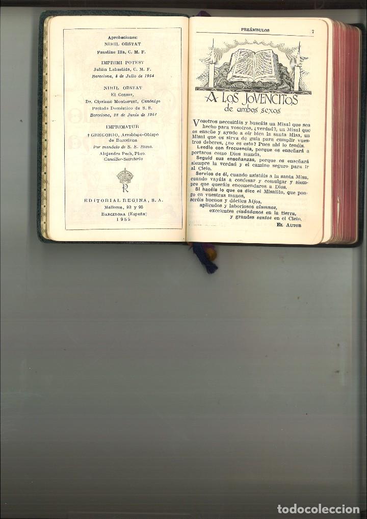 Libros de segunda mano: MISALITO REGINA. P. Luis Ribera - Foto 2