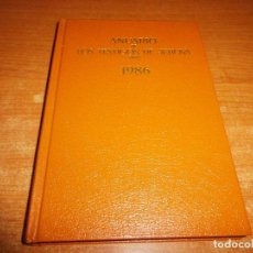 Libros de segunda mano: ANUARIO DE LOS TESTIGOS DE JEHOVA PARA 1986 LIBRO TAPA DURA WATCHTOWER USA CON TEXTOS DEL DIA. Lote 75637559