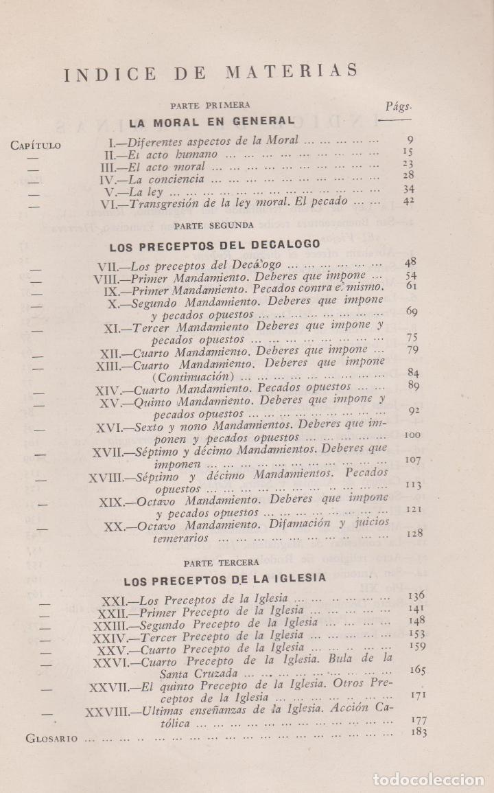 Libros de segunda mano: LA MORAL CATOLICA - Foto 2