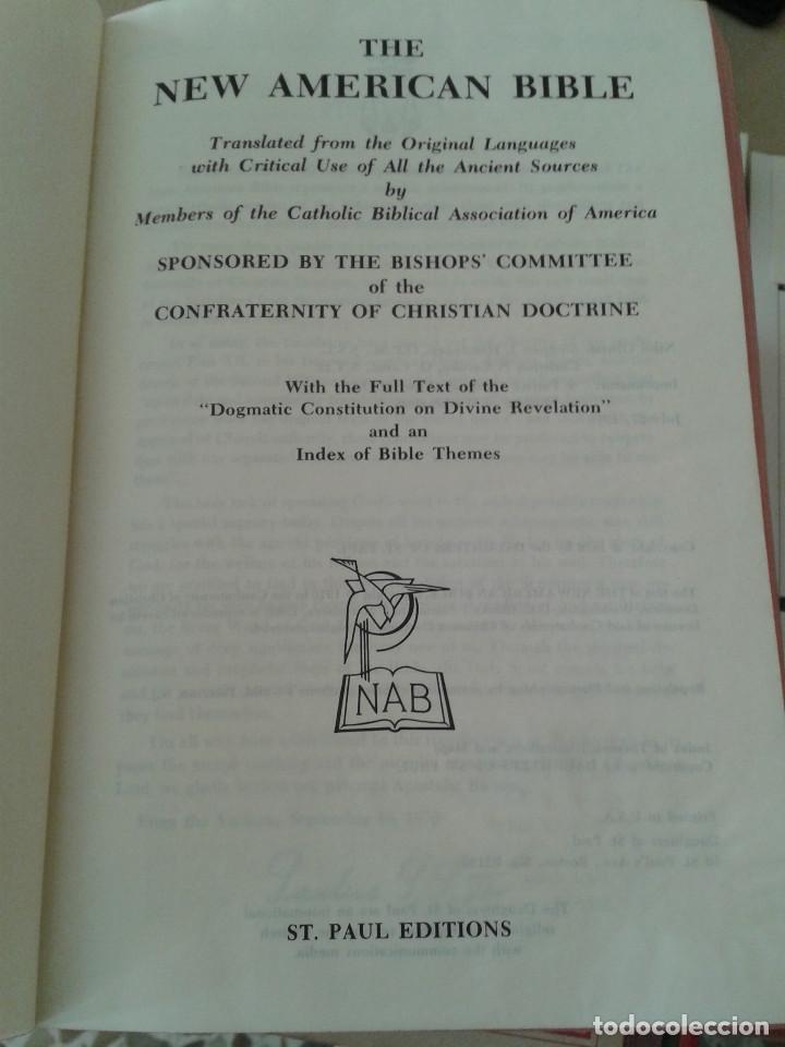 Libros de segunda mano: THE NEW AMERICAN BIBLE - Foto 2