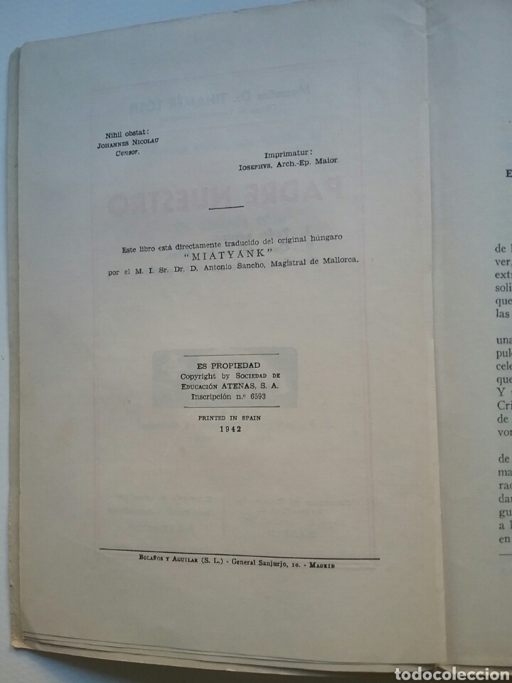 Libros de segunda mano: El Padre Nuestro. - Foto 3