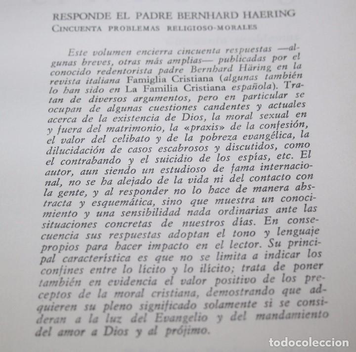 Libros de segunda mano: Responde el Padre H&auml;ring - Religi&oacute;n - Foto 2