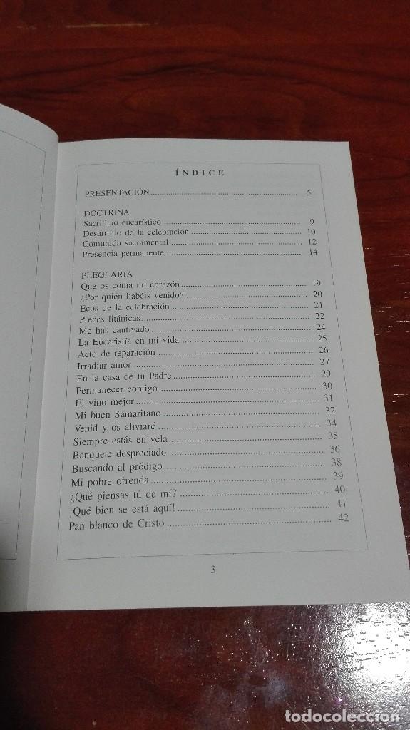 Libros de segunda mano: Libro en memoria mia (manual eucar&iacute;stico) - Foto 2