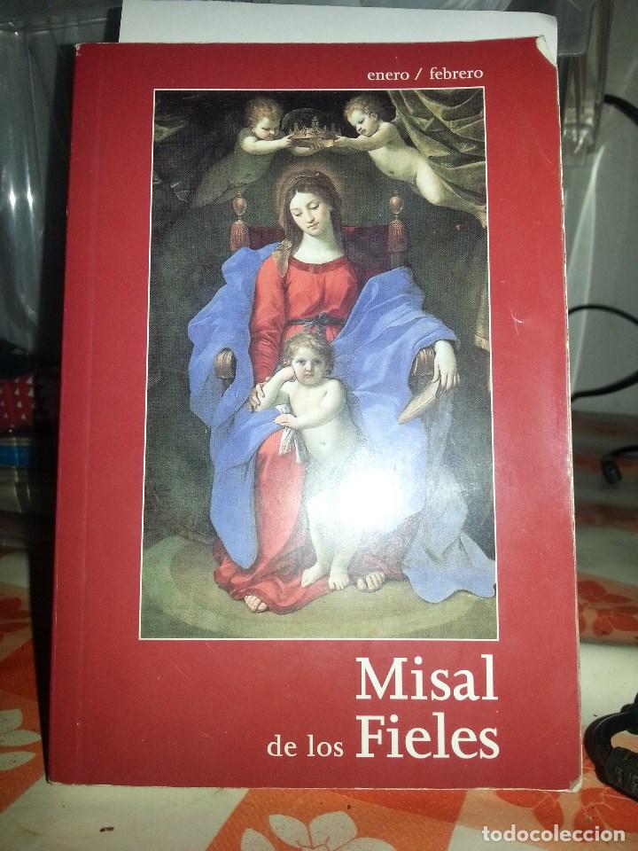 Libri di seconda mano: LIBRO N&ordm; 770 MISAL DE LOS FIELES ENERO FEBRERO