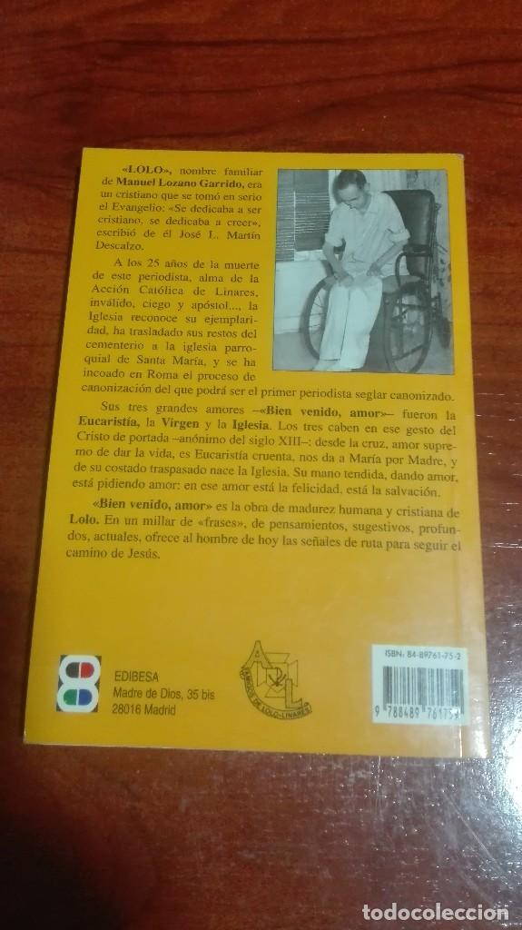 Libros de segunda mano: Libro bienvenido, amor - Foto 2
