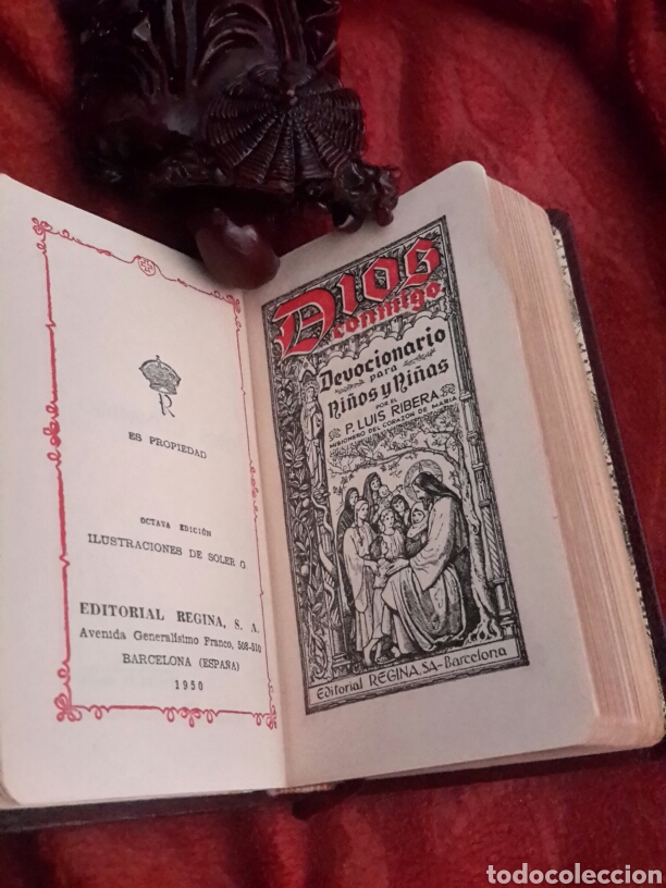 Libros de segunda mano: Dios conmigo devocionario para ni&ntilde;os y ni&ntilde;as de  1950