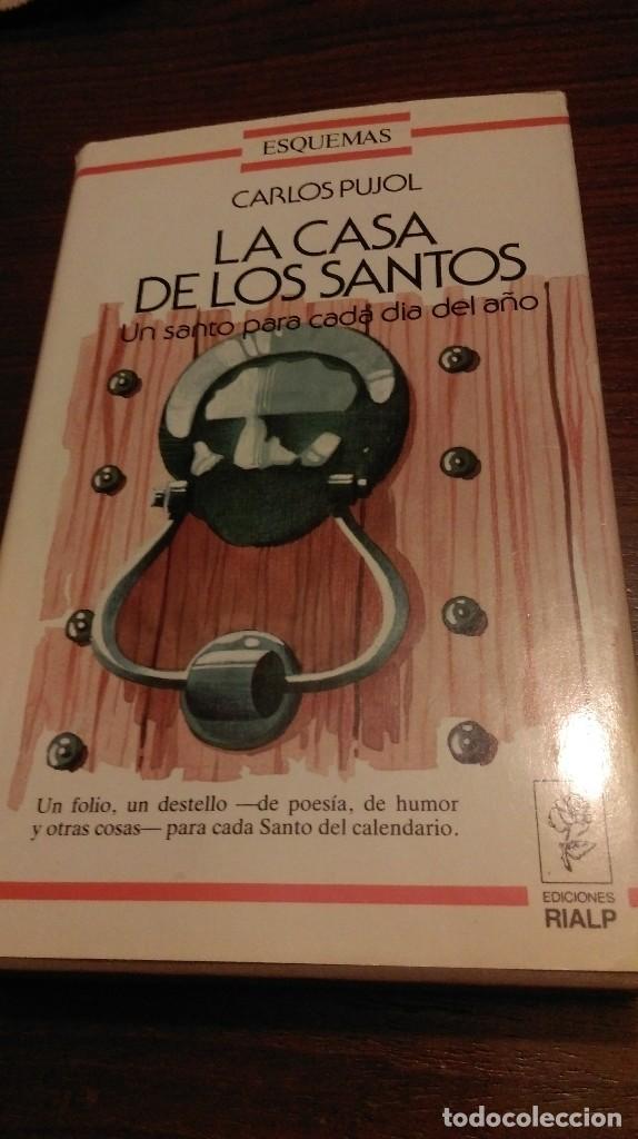 Libros de segunda mano: La casa de los santos. Carlos Pujol - Foto 1