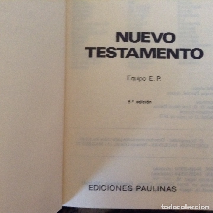 Libros de segunda mano: Nuevo Testamento - Foto 2