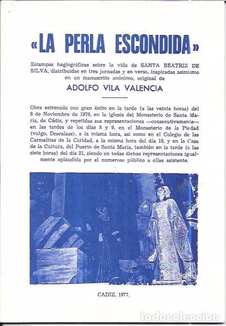 Libros de segunda mano: LA PERLA ESCONDIDA. ADOLFO VILA VALENCIA. 1977. - Foto 1