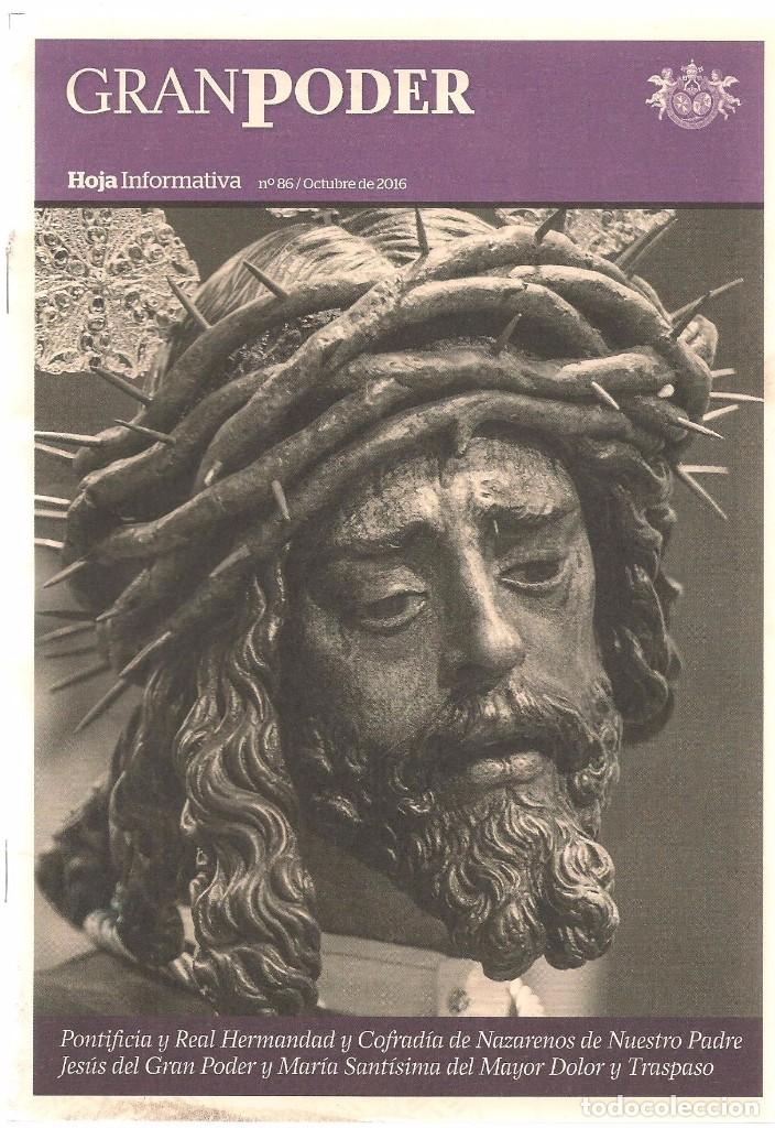 Libros de segunda mano: GRAN PODER. HOJA INFORMATIVA N&ordm; 86 / OCTUBRE 2016. (Z/16) - Foto 1