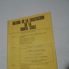 Libros de segunda mano: IGLESIA DE LA EXALTACIÓN DE LA SANTA CRUZ - ZARAGOZA - 1976 - BOLETÍN INFORMATIVO Nº 32. Lote 98983611