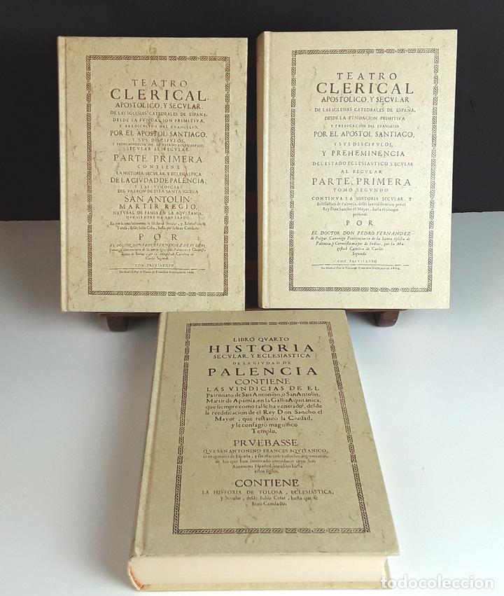 Libros de segunda mano: HISTORIA SECULAR Y ECLESI&Aacute;STICA DE LA CIUDAD DE PALENCIA. 3 TOMOS. EJEMPLAR 1230. FACS&Iacute;MIL.