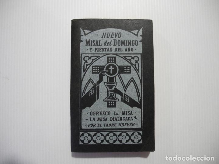 Libros de segunda mano: Nuevo Misal del Domingo y fiestas del a&ntilde;o 1952.