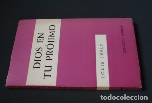 Libros de segunda mano: Dios en tu pr&oacute;jimo - EVELY, Louis - Foto 1
