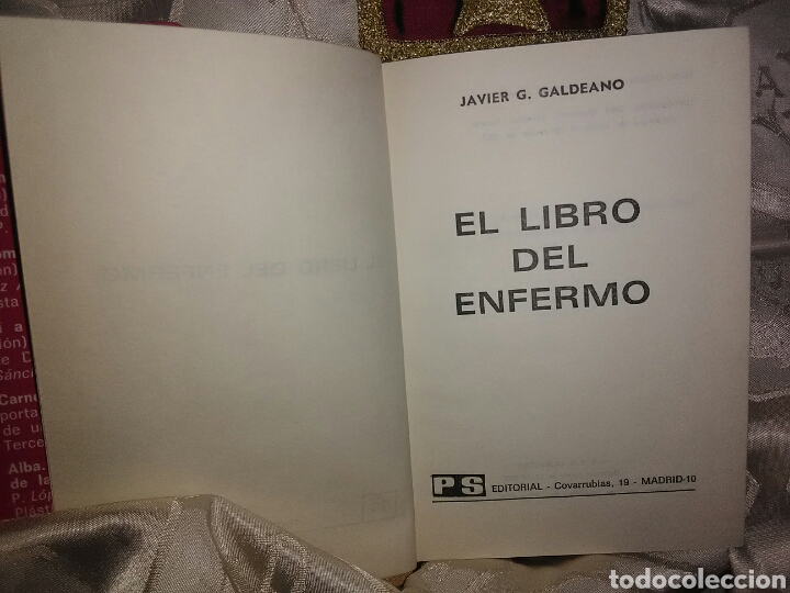 Libros de segunda mano: El libro del enfermo. J.G. Galdeano. Ed. PS. 1973. - Foto 2