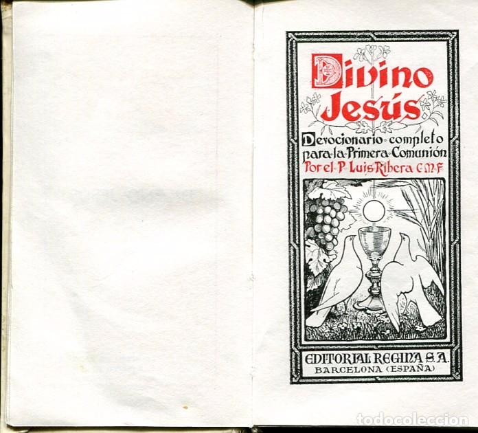 Libros de segunda mano: LIBRO RECUERDO DE PRIMERA COMUNI&Oacute;N- P. LUIS RIVERA-1961 - Foto 2