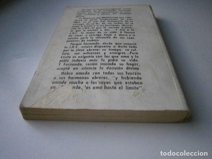 Libros de segunda mano: HISTORIA DE UN MILITANTE JOCISTA Castaño Colomer Nova Terra 1964 - Foto 6 - 104530223
