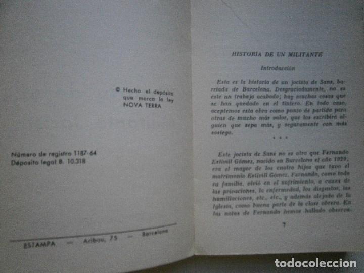 Libros de segunda mano: HISTORIA DE UN MILITANTE JOCISTA Castaño Colomer Nova Terra 1964 - Foto 9 - 104530223