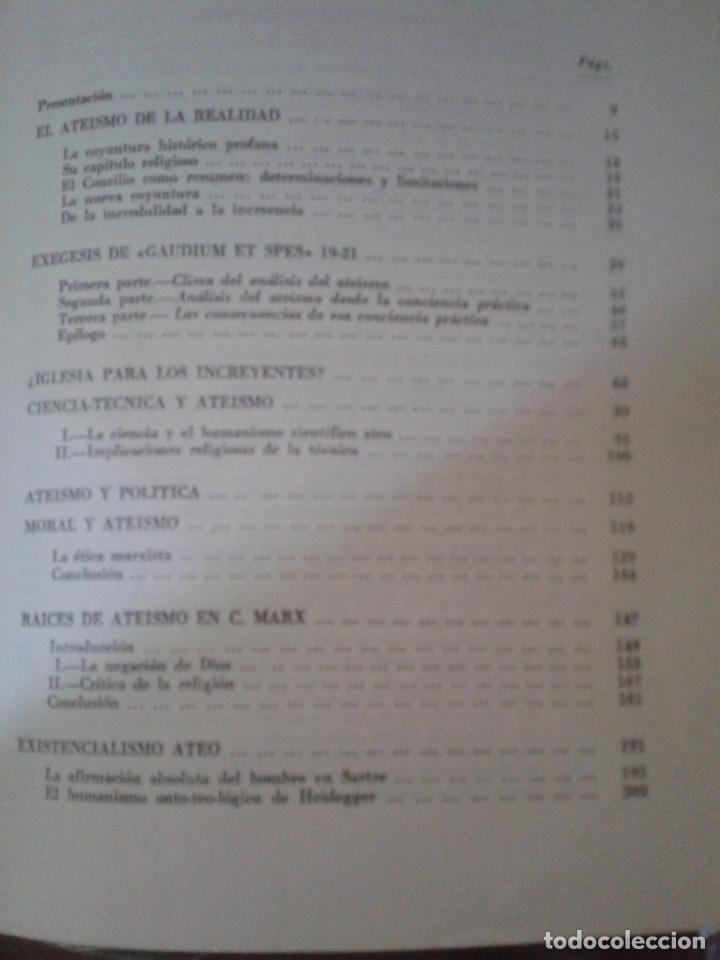 Libros de segunda mano: DIOS-ATEISMO. - Foto 2