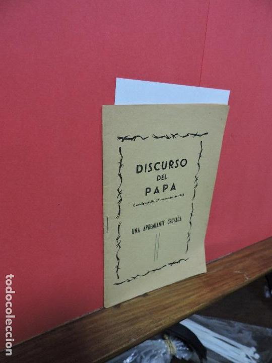 Libros de segunda mano: Discurso del Papa. Madrid 1948