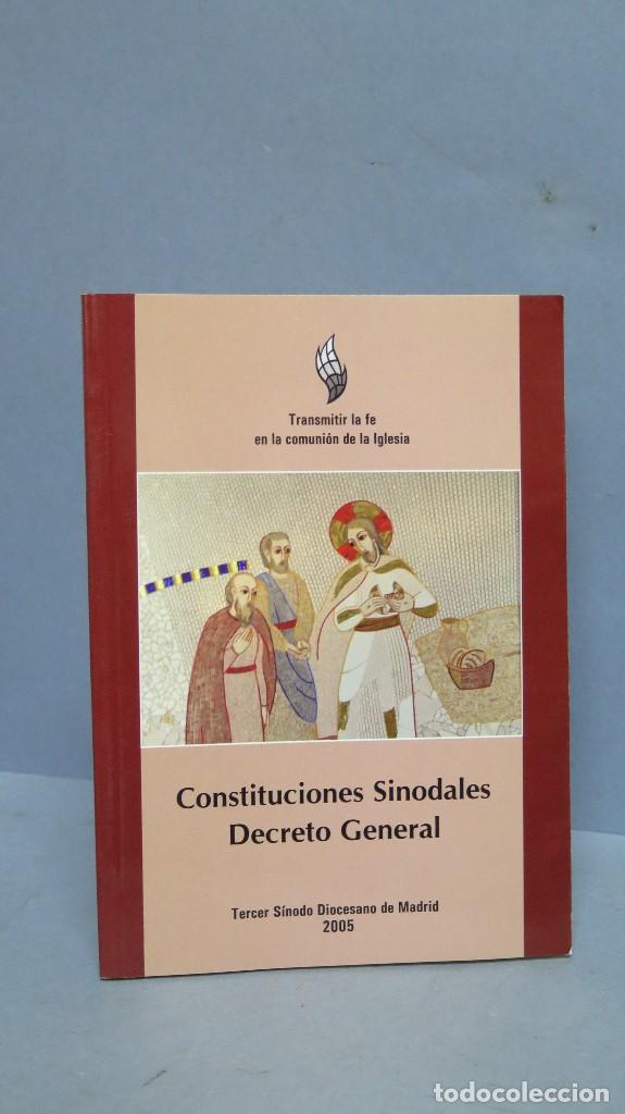 Libros de segunda mano: CONSTITUCIONES SINODALES. DECRETO GENERAL. VV.AA - Foto 1