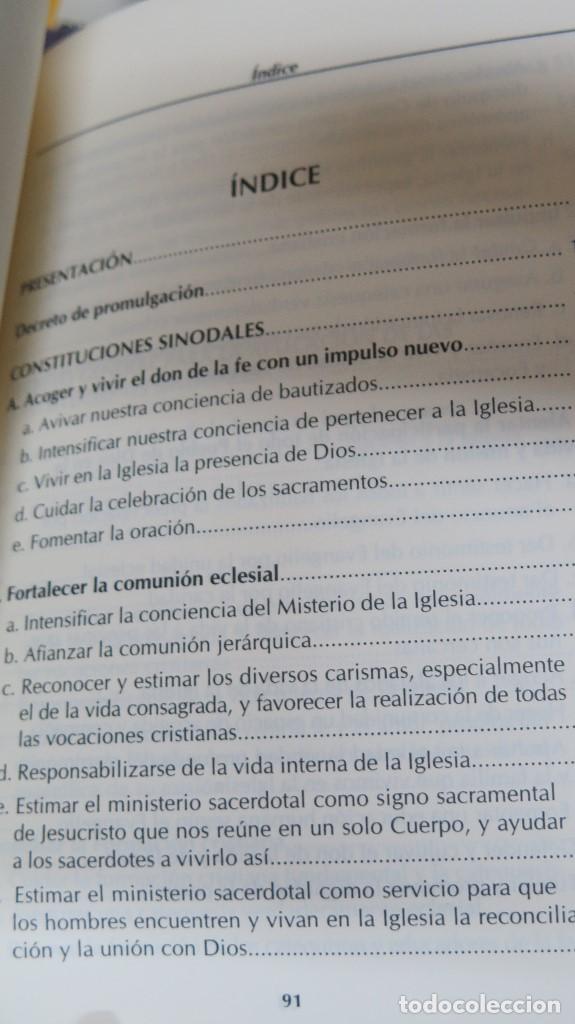 Libros de segunda mano: CONSTITUCIONES SINODALES. DECRETO GENERAL. VV.AA - Foto 2