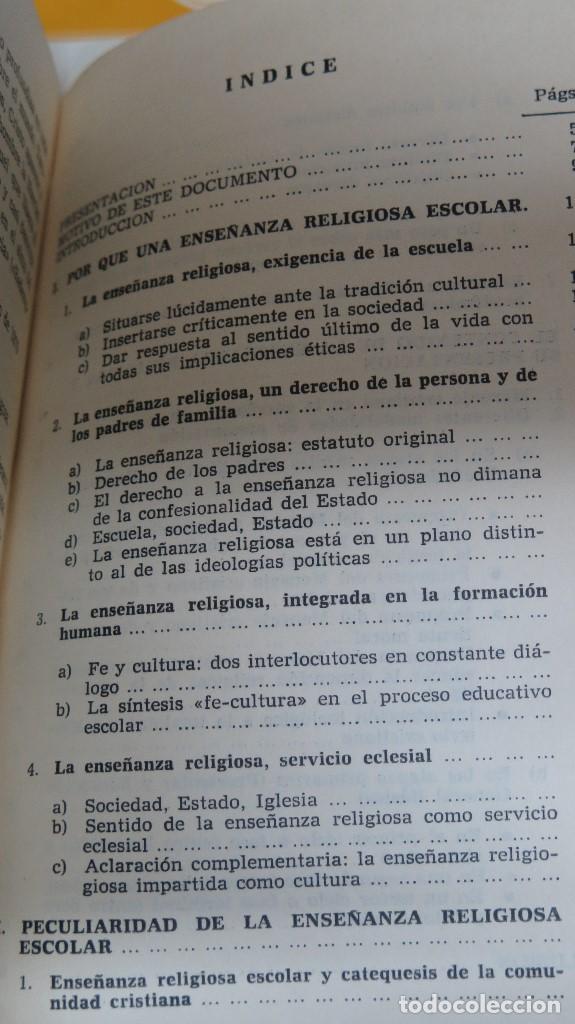 Libros de segunda mano: LA ENSE&Ntilde;ANZA RELIGIOSA ESCOLAR - Foto 2