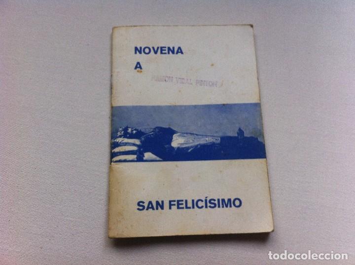 Libros de segunda mano: NOVENA A SAN FELIC&Iacute;SIMO. - Foto 1