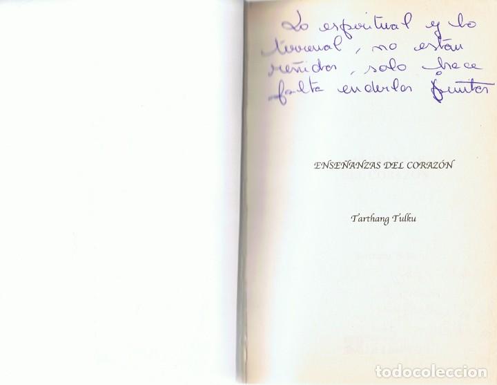 Libros de segunda mano: ENSE&Ntilde;ANZAS DEL CORAZ&Oacute;N TARTHANG TULKU - Foto 2